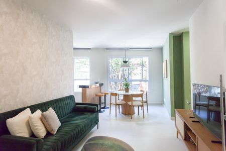 sala de apartamento à venda com 2 quartos, 66m² em Sion, Belo Horizonte