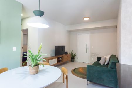sala de apartamento à venda com 2 quartos, 66m² em Sion, Belo Horizonte