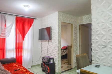 Sala de apartamento à venda com 2 quartos, 46m² em Casa Grande, Diadema