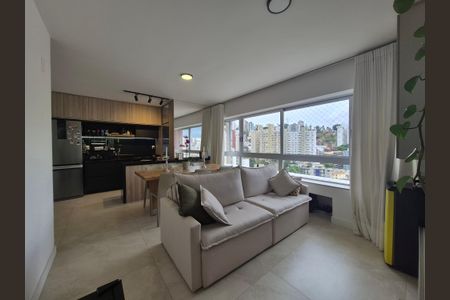 Sala de apartamento à venda com 3 quartos, 78m² em Luxemburgo, Belo Horizonte