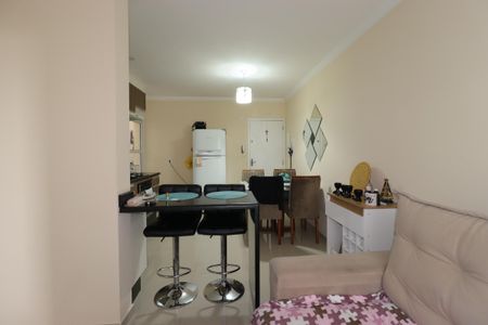 Sala de apartamento para alugar com 2 quartos, 56m² em Vila Progresso, Santo André