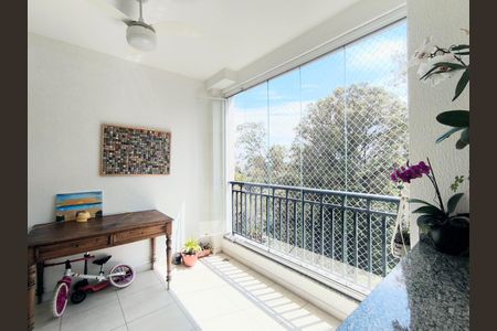 Varanda de apartamento à venda com 3 quartos, 109m² em Jardim Ana Maria, Jundiaí