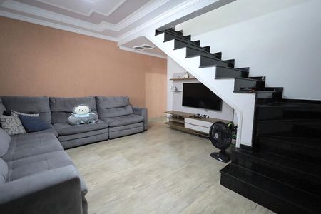 Sala de casa à venda com 3 quartos, 293m² em Parque Erasmo Assunção, Santo André