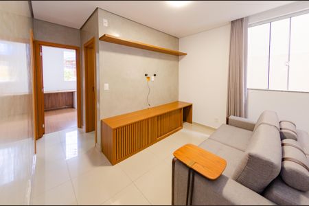 Sala de apartamento para alugar com 2 quartos, 95m² em Barroca, Belo Horizonte