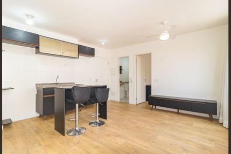 Sala de apartamento à venda com 1 quarto, 34m² em Água Rasa, São Paulo