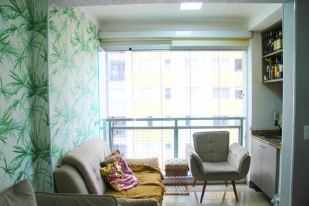 Varanda da Sala  de apartamento à venda com 4 quartos, 118m² em Picanço, Guarulhos