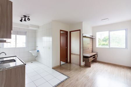 Sala  de apartamento à venda com 1 quarto, 32m² em Santa Maria, Osasco