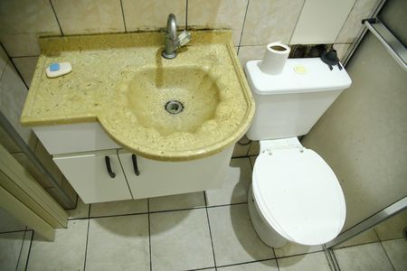 Banheiro  de casa para alugar com 1 quarto, 100m² em Montanhão, São Bernardo do Campo