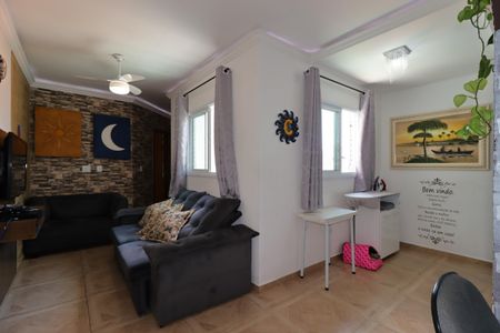 Sala de apartamento à venda com 2 quartos, 80m² em Vila Marina, Santo André