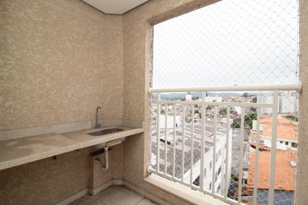 Varanda da Sala de apartamento à venda com 2 quartos, 66m² em Vila Galvão, Guarulhos