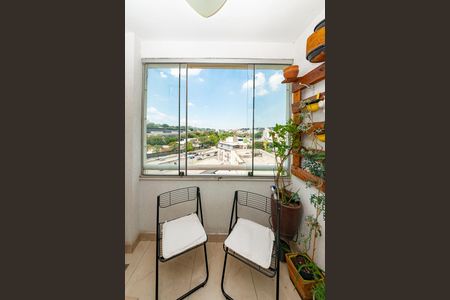 Varanda da Sala de apartamento à venda com 3 quartos, 86m² em Coração Eucarístico, Belo Horizonte