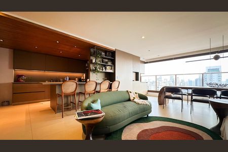 Apartamento à venda com 110m², 1 quarto e 2 vagasSala