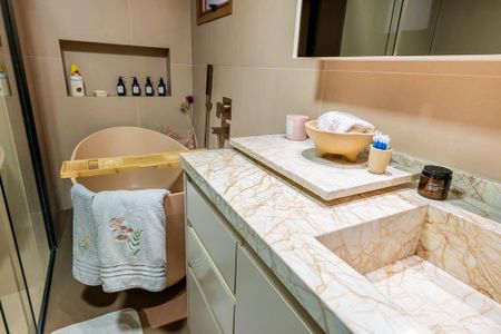 Apartamento à venda com 110m², 1 quarto e 2 vagasBanheiro da Suíte