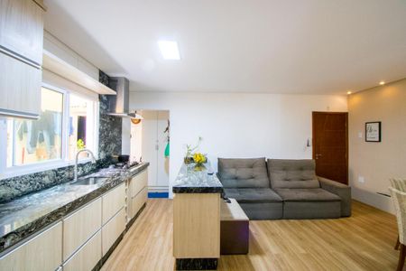 Sala de apartamento à venda com 2 quartos, 72m² em Jardim Stella, Santo André