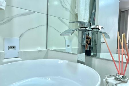 Apartamento para alugar com 28m², 1 quarto e sem vagaBanheiro da Suíte