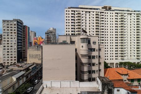 Vista da Sala de apartamento para alugar com 1 quarto, 24m² em Barra Funda, São Paulo