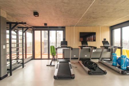 Apartamento para alugar com 27m², 1 quarto e sem vaga Apartamento para alugar com 27m², 1 quarto e sem vagaAcademia