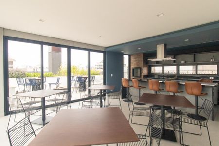 Apartamento para alugar com 27m², 1 quarto e sem vaga Apartamento para alugar com 27m², 1 quarto e sem vagaÁrea comum - Churrasqueira