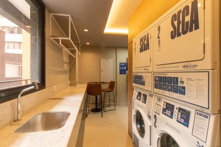 Apartamento para alugar com 27m², 1 quarto e sem vaga Apartamento para alugar com 27m², 1 quarto e sem vagaLavanderia