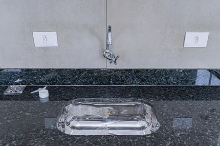 Sala, cozinha e área de serviço de apartamento para alugar com 1 quarto, 32m² em Brasilândia, São Paulo