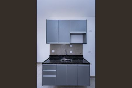 Sala, cozinha e área de serviço de apartamento para alugar com 1 quarto, 32m² em Brasilândia, São Paulo