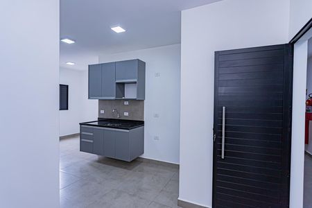 Sala, cozinha e área de serviço de apartamento para alugar com 1 quarto, 32m² em Brasilândia, São Paulo