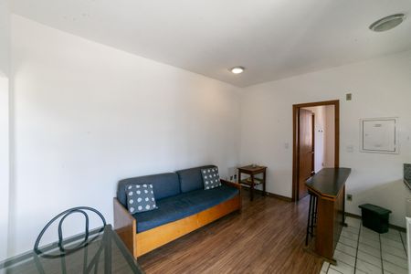 Sala de kitnet/studio para alugar com 1 quarto, 48m² em Funcionários, Belo Horizonte