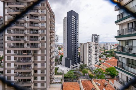 Sala/Cozinha - Vista de apartamento para alugar com 1 quarto, 30m² em Sumaré, São Paulo