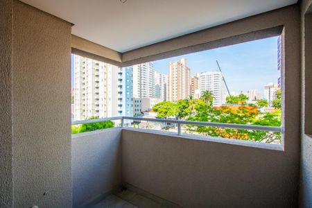 Varanda da sala de apartamento à venda com 2 quartos, 58m² em Jardim Bela Vista, Santo André