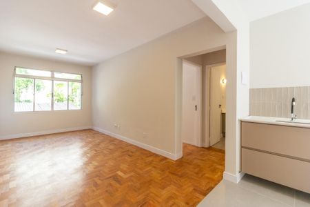 Sala/Cozinha de apartamento à venda com 1 quarto, 55m² em Jardim Paulista, São Paulo
