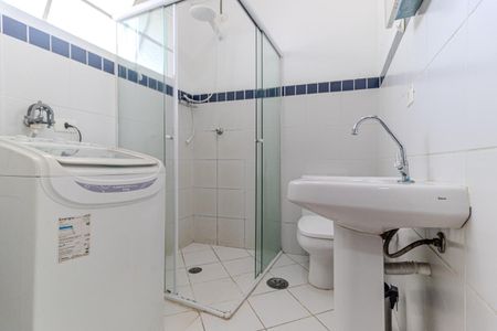 Banheiro de kitnet/studio para alugar com 1 quarto, 51m² em Centro Histórico de São Paulo, São Paulo