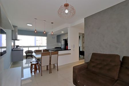 Sala de apartamento à venda com 2 quartos, 62m² em Jardim, Santo André