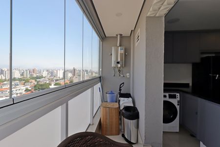 Varanda Gourmet de apartamento à venda com 2 quartos, 62m² em Jardim, Santo André