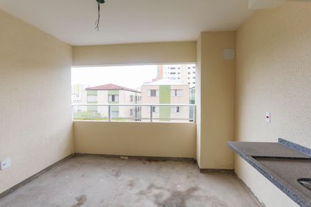 Varanda da sala  de apartamento à venda com 3 quartos, 89m² em Centro, Diadema