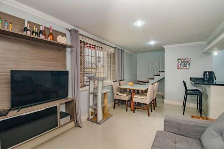 Casa de condomínio à venda com 128m², 3 quartos e 2 vagas Casa de condomínio à venda com 128m², 3 quartos e 2 vagasSala