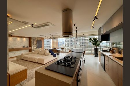 Sala de apartamento à venda com 3 quartos, 167m² em Jardim das Acacias, São Paulo