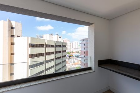 Varanda de kitnet/studio para alugar com 1 quarto, 43m² em Centro, Campinas
