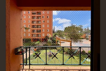 Sacada da Sala de apartamento para alugar com 3 quartos, 75m² em Chácara da Barra, Campinas