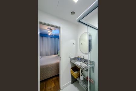 Banheiro de kitnet/studio à venda com 1 quarto, 19m² em Brás, São Paulo