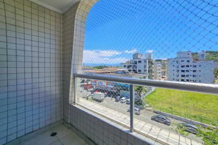 varanda  de apartamento para alugar com 3 quartos, 90m² em Jardim Las Palmas, Guarujá