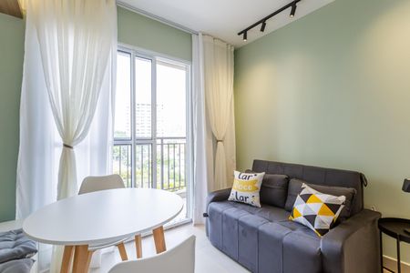 Sala de apartamento para alugar com 1 quarto, 30m² em Vila Olímpia, São Paulo
