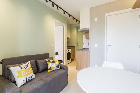 Sala de apartamento para alugar com 1 quarto, 30m² em Vila Olímpia, São Paulo