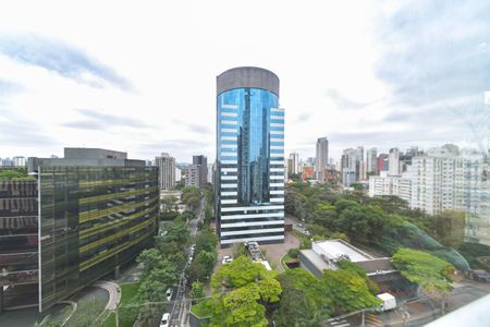 Sala - Varanda- Vista de apartamento à venda com 1 quarto, 76m² em Cidade Monções, São Paulo