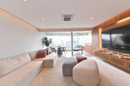 Sala de apartamento à venda com 1 quarto, 76m² em Cidade Monções, São Paulo