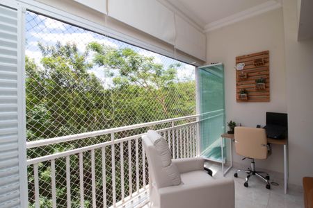 Varanda da sala de apartamento à venda com 2 quartos, 64m² em Vila Leonor, Guarulhos