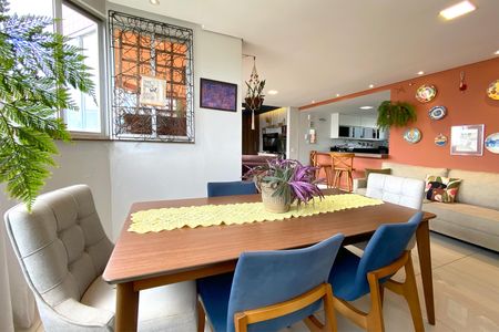 Sala - Jantar de apartamento à venda com 3 quartos, 126m² em Buritis, Belo Horizonte