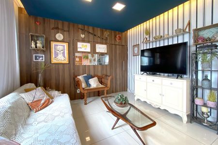 Sala de Estar de apartamento à venda com 3 quartos, 126m² em Buritis, Belo Horizonte