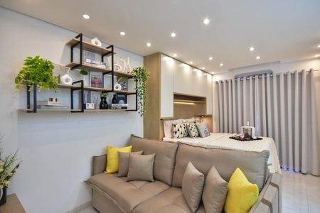 Sala de kitnet/studio à venda com 1 quarto, 26m² em Jardim Panorama, São Paulo