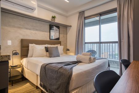 Studio de apartamento para alugar com 1 quarto, 23m² em Indianópolis, São Paulo