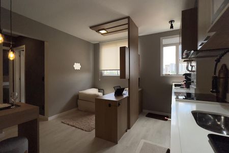 Sala/Cozinha e Área de Serviço de apartamento à venda com 2 quartos, 38m² em Vila Galvão, Guarulhos